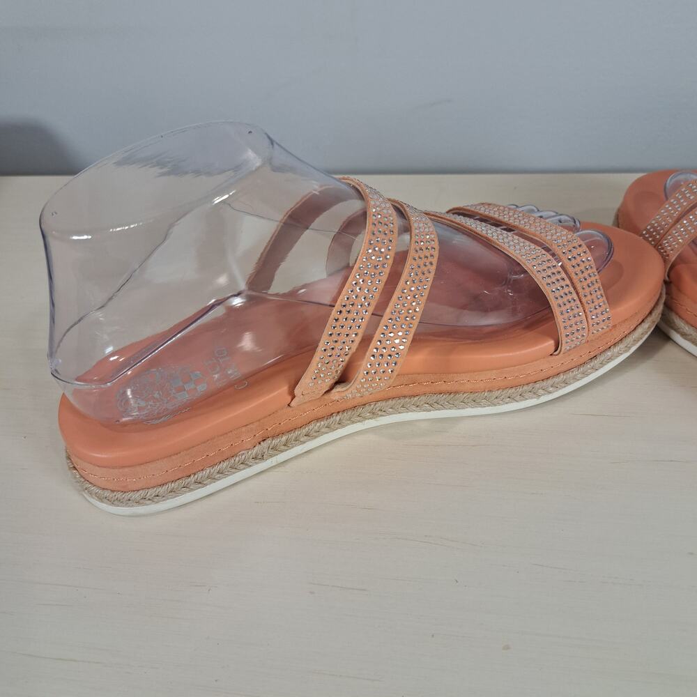 Vince Camuto Rallsan Strappy Crystal Women's Sandals Mimosa Size 8 - Picture 6 of 12